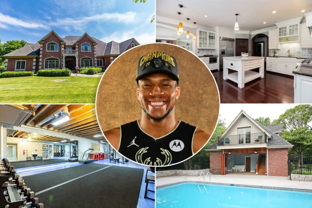 Inside Giannis Antetokounmpo’s $1.8M mansion. Picture: Realtor