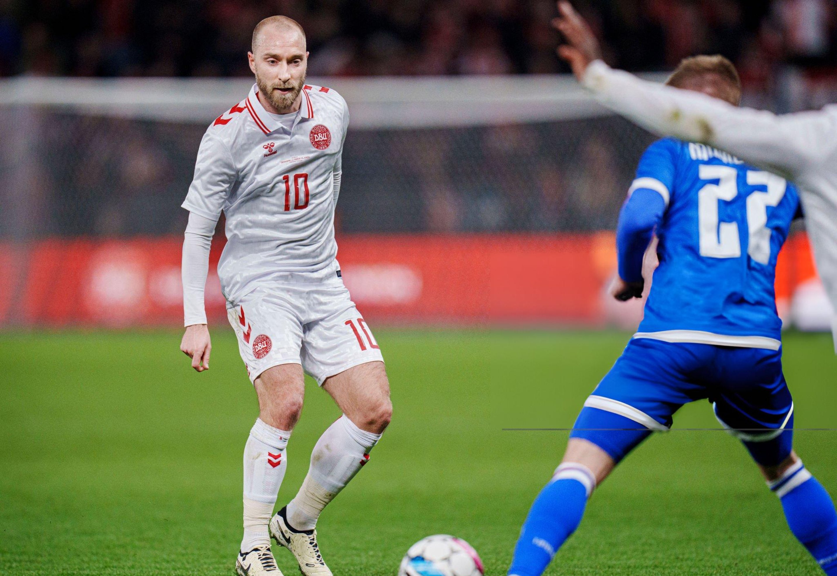 Manchester United World on X: "Christian Eriksen masuk di babak kedua dan memberikan 1 assist dalam kemenangan 2-0 Denmark atas Kepulauan Faroe. Rasmus Hojlund yang diistirahatkan, baru masuk di 14 menit terakhir