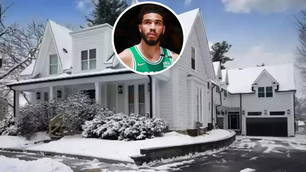 Jayson Tatum's $4M Luxury House In Newton, MA