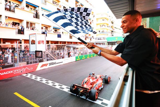 ☈ッ on X: "Kylian Mbappe waving the Chequered Flag for Charles Leclerc's win  in Monaco GP. https://t.co/rneGwm5T3U" / X