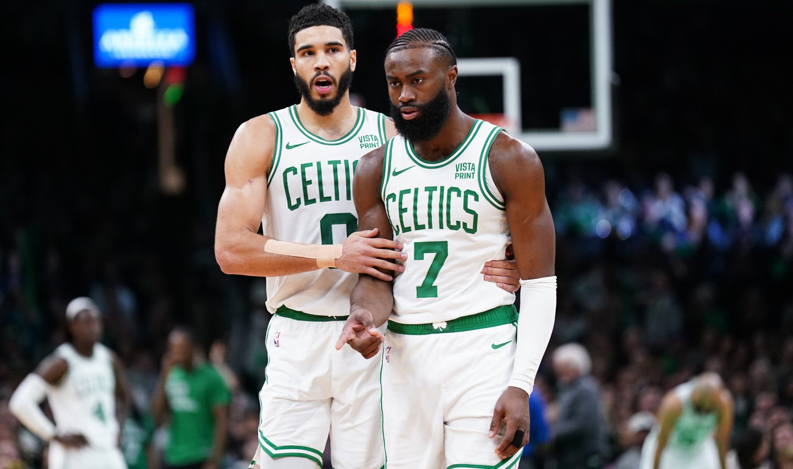 Boston Celtics: Jayson Tatum Reacts to Jaylen Brown Bagging ECF MVP Vs.  Indiana Pacers - www.hardwoodheroics.com